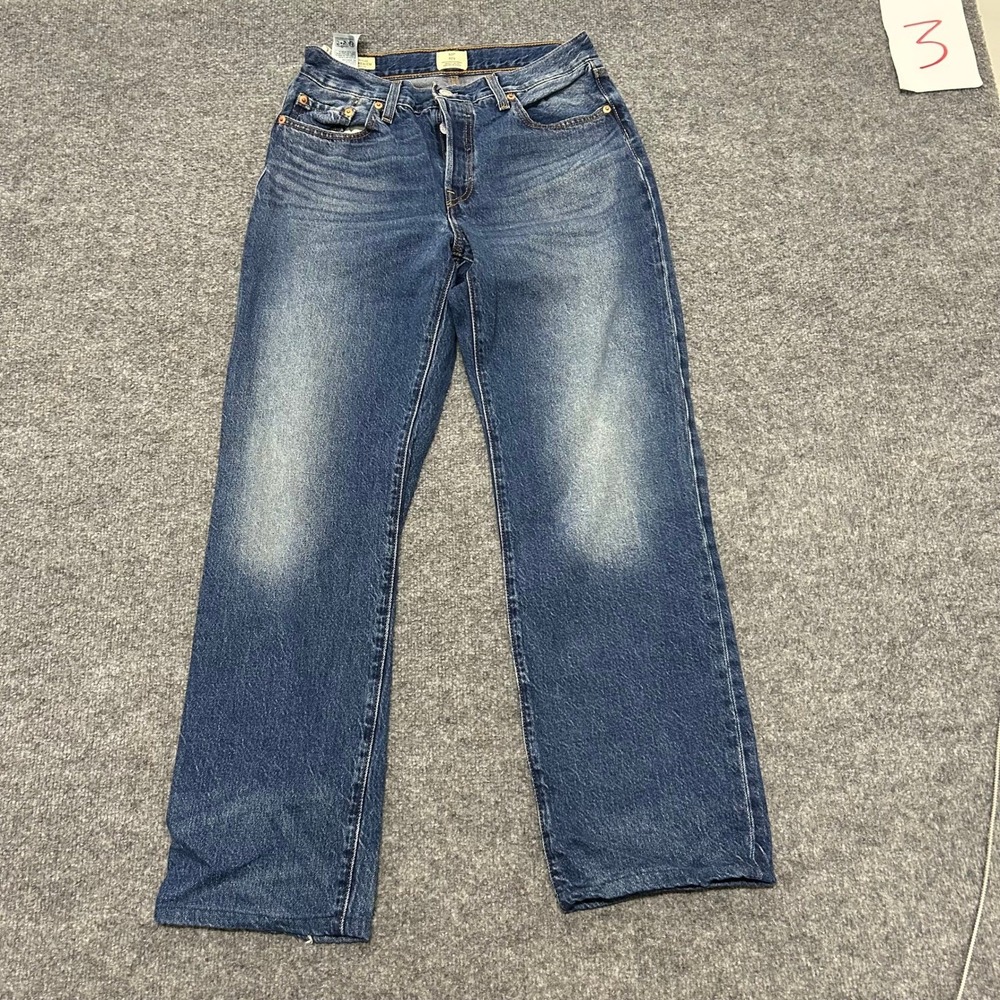 Levi's Jeans Womens Size 27 501 90s Medium Wash Straight Leg Denim High Rise